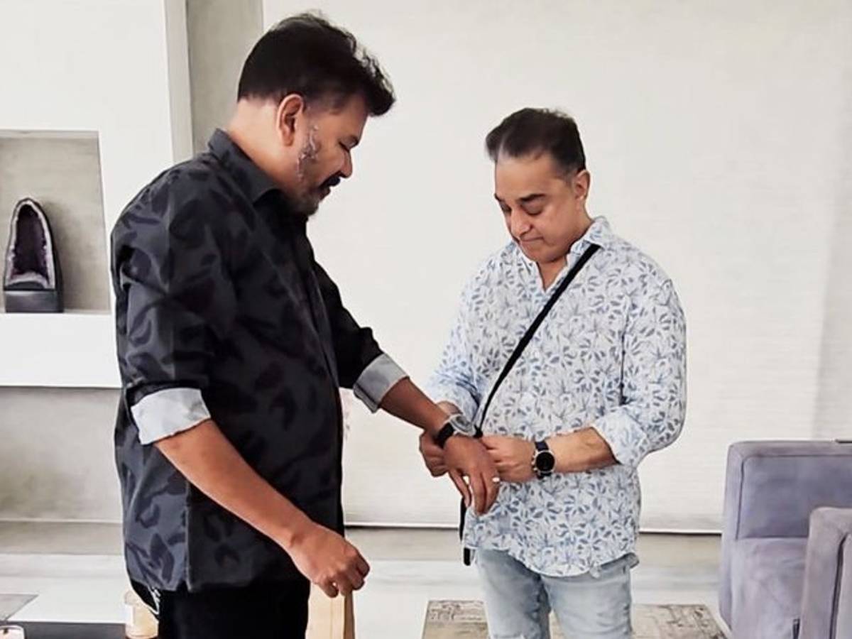 Kamal Haasan and Shankar