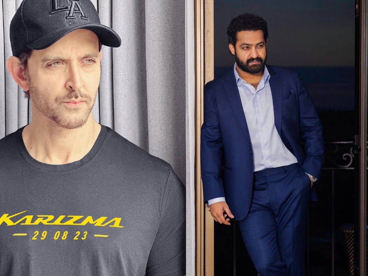 Hrithik Roshan and NTR