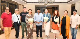 Moscow delegation meets Megastar Chiranjeevi