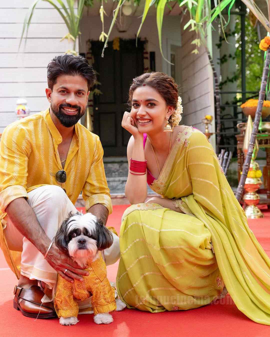Keerthy Suresh celebrates pongal