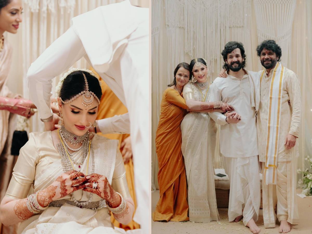 Akhil Akkineni and Zainab's wedding