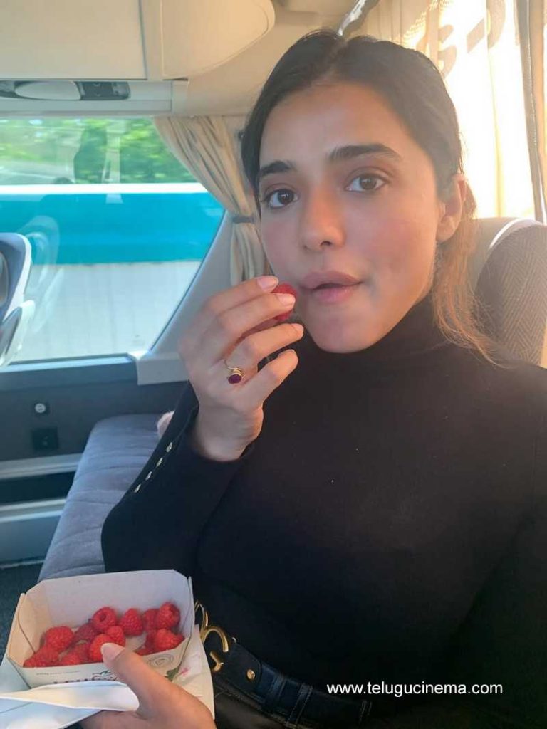 Strawberry treat for Ketika Sharma