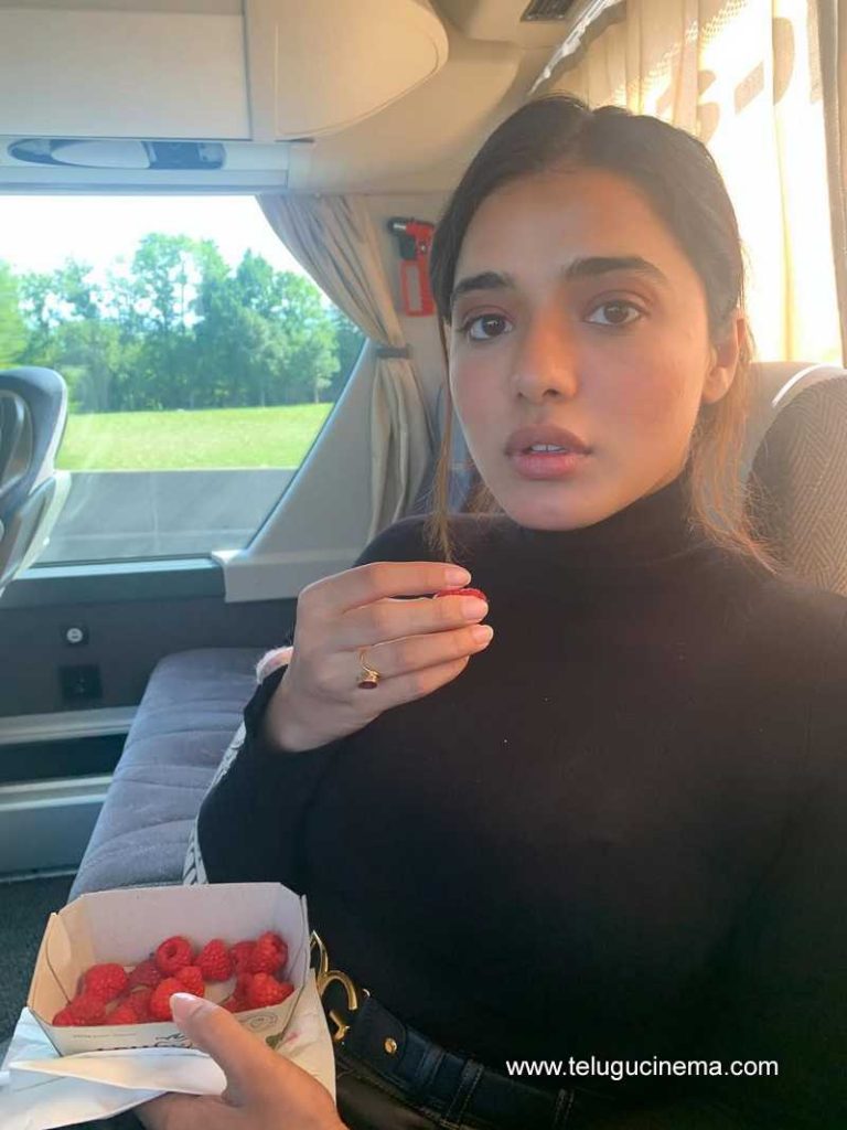 Strawberry treat for Ketika Sharma