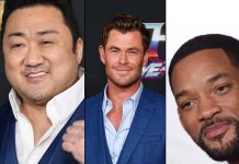 Don Lee, Chris Hemsworth and Will Smith